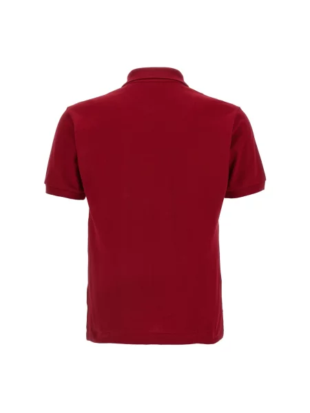 Koszulka polo Lacoste klasyczna z krótkim rękawem z logo czerwona