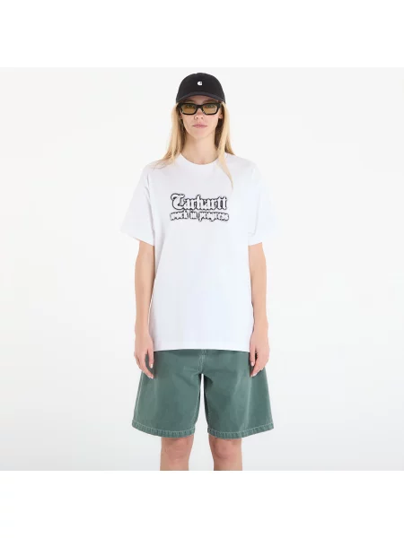 Carhartt WIP Tričko World Tour antracitová / čierna biela