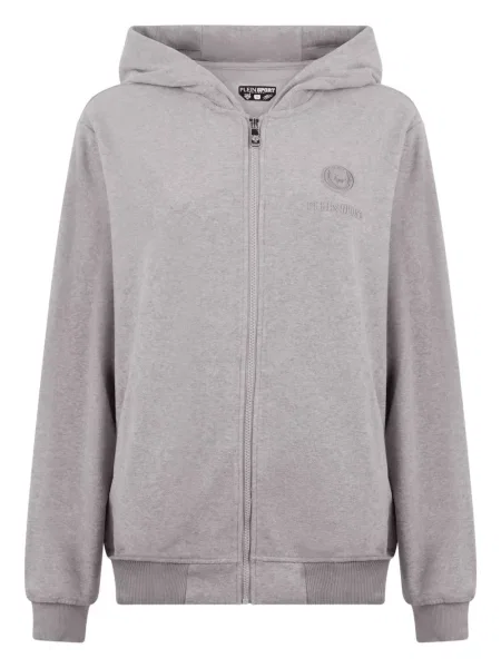 Mikina s kapucí Plein Sport šedá