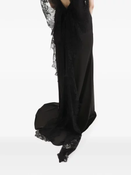 Rochie maxi 2310 Studio din dantelă negru