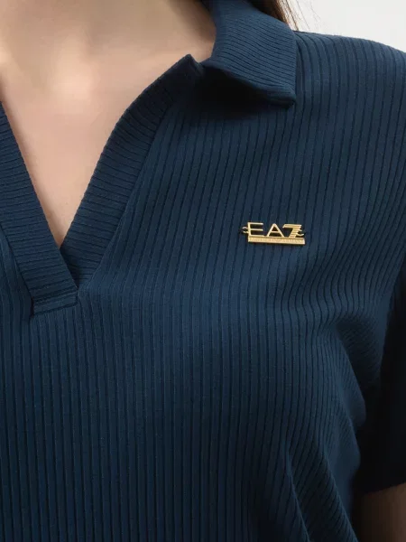 Поло Ea7 Emporio Armani синее
