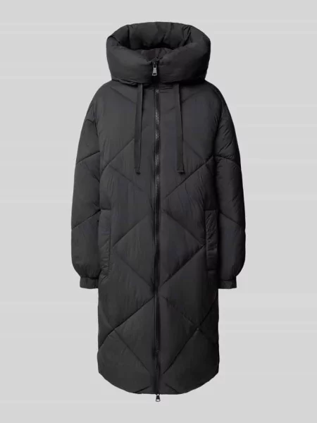 Kurtka w stylu puffer z zamkiem błyskawicznym dwustronnym Jake*s Casual czarna