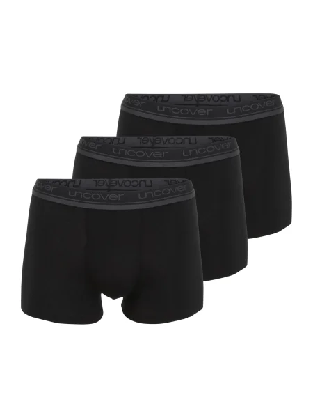 Uncover by SCHIESSER Boxeralsók bazaltszürke / fekete