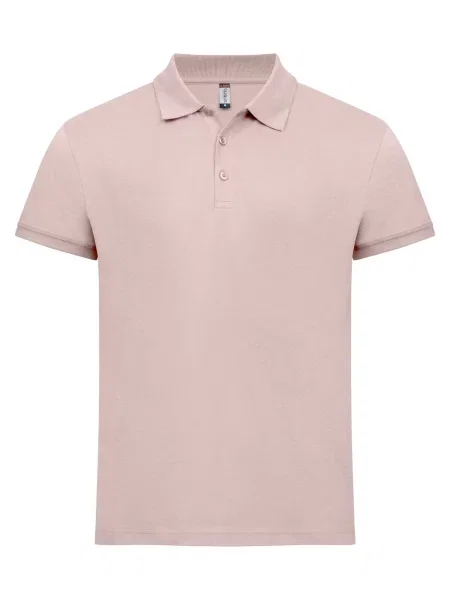 Clique Classic Lincoln S/S koszulka polo z bawełny krój nowoczesny – różowa