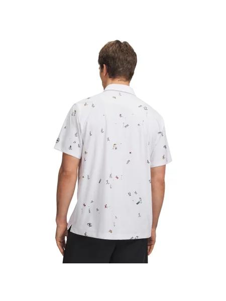 Tricou polo Under Armour alb