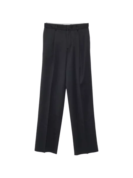 Pantaloni Lardini de lână albastru