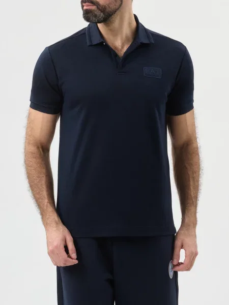 Поло Ea7 Emporio Armani синее
