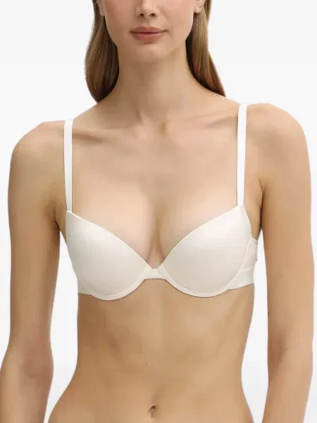 Sutien Emporio Armani cu autograf alb