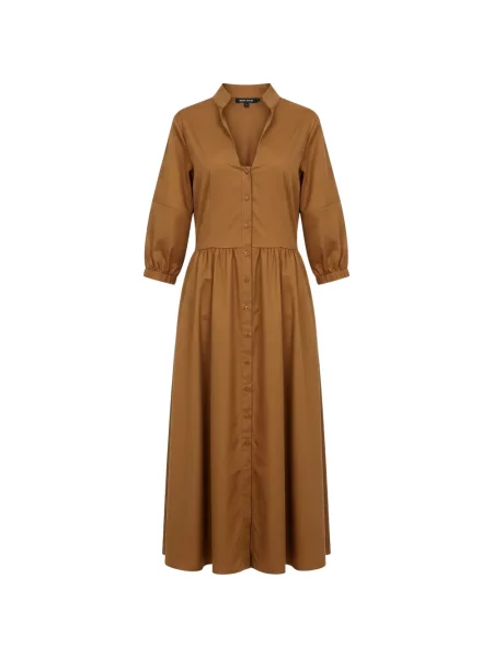 Rochie maxi Black Label cu decolteu în V negru