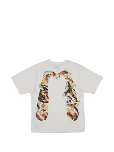 Tricou Evisu cu imagine alb