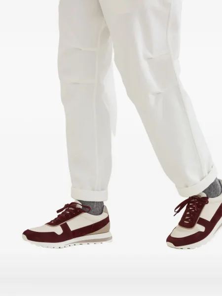 Sneakerși Brunello Cucinelli din piele de căprioară