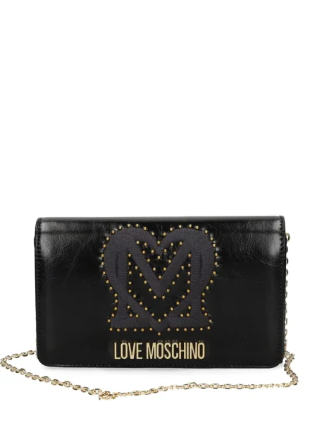 Боди Love Moschino с шипове черно