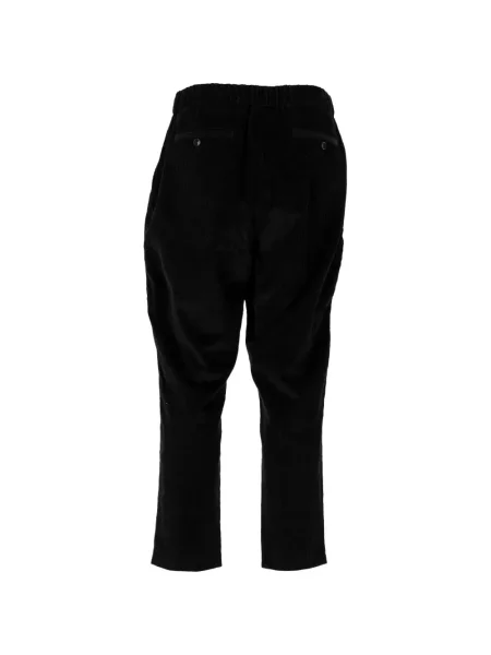 Cropp pantaloni Ami Paris cu talie înaltă negru