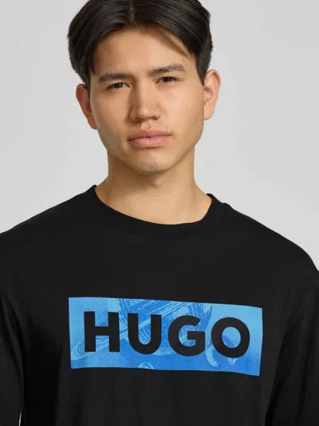 Hugo Blue t-shirt Nalien czarna