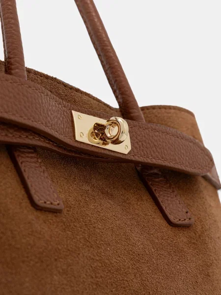 Замшева сумочка Answear.LAB коричневий