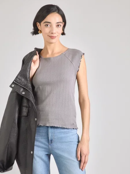 Pepe Jeans Tričko sivá