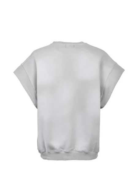 Scurt pulover Breath cu broderie gri