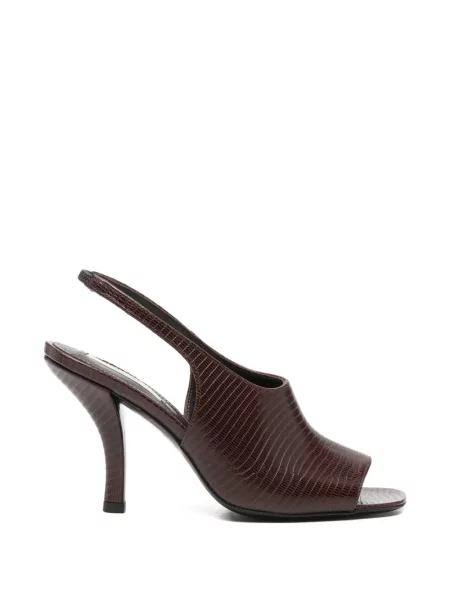 Sandale Toteme slingback maro