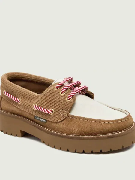 Pantofi Barbour Darras Maro bej