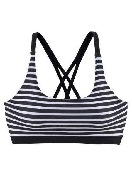 VENICE BEACH Bikini zgornji del črna bela