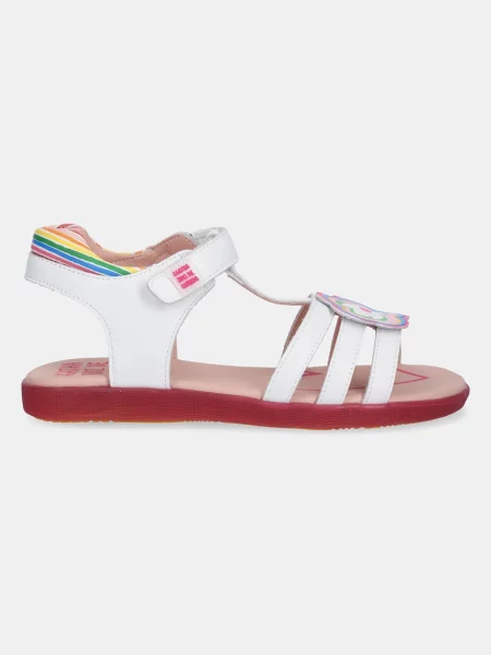 Otroški usnjeni sandali Agatha Ruiz de la Prada bela
