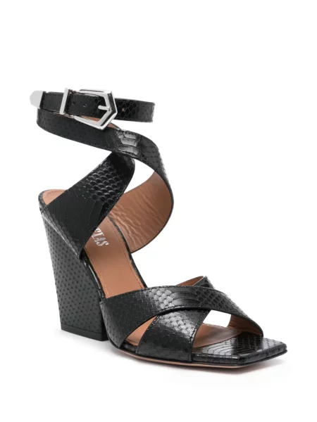Sandale Paris Texas din piele negru