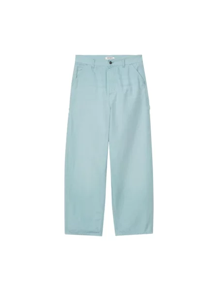 Spodnie Carhartt Wip niebieskie