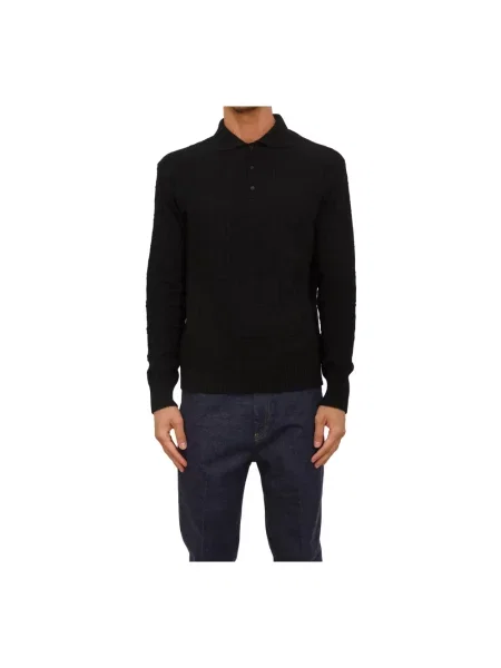 Sweter Richmond wełniany czarny
