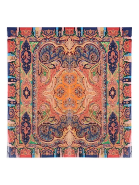 Svileni šal Etro narančasta