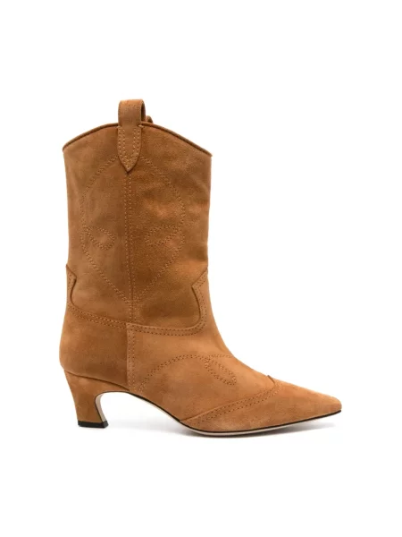 Botki Ermanno Scervino eleganckie brązowe