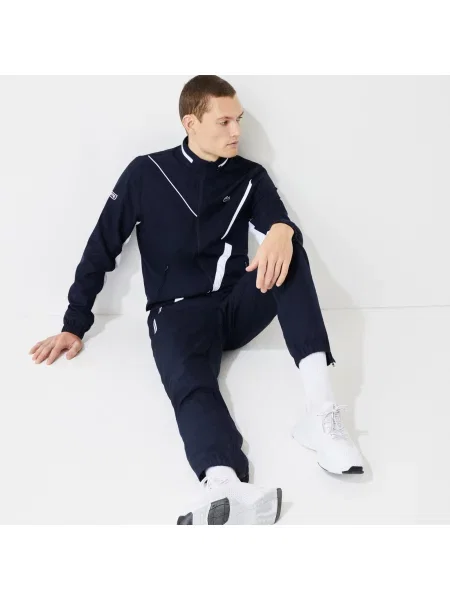 Костюмный спортивный костюм Lacoste.com синий