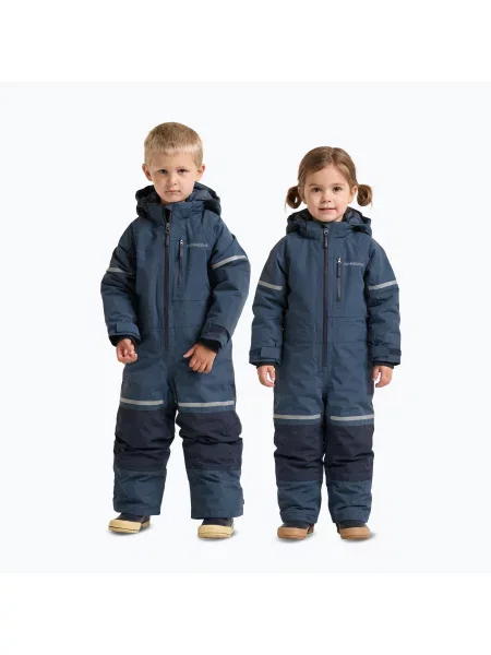 Gyerek síoverál Didriksons Falken K Coverall 2 mountain blue. Méret: kék
