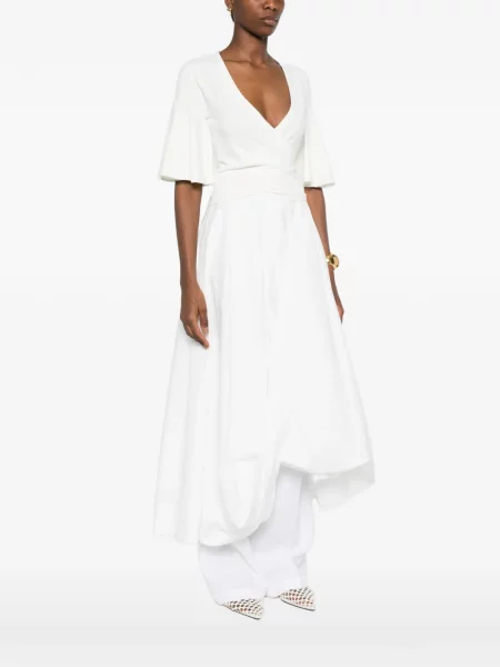 Top Jacquemus cu volane