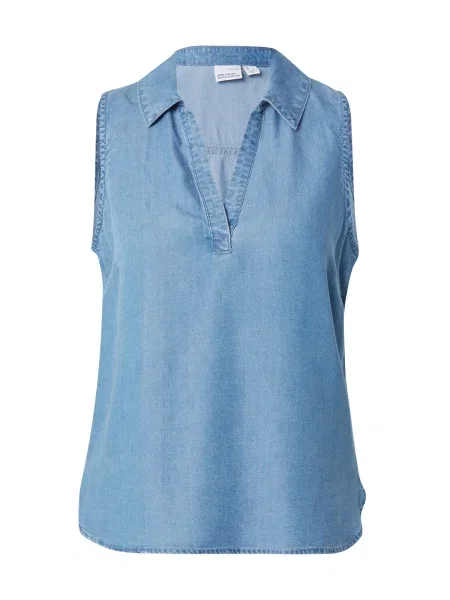 VERO MODA Top HARPER denim albastru