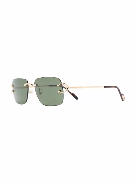 Saulės akiniai Cartier Eyewear auksinė