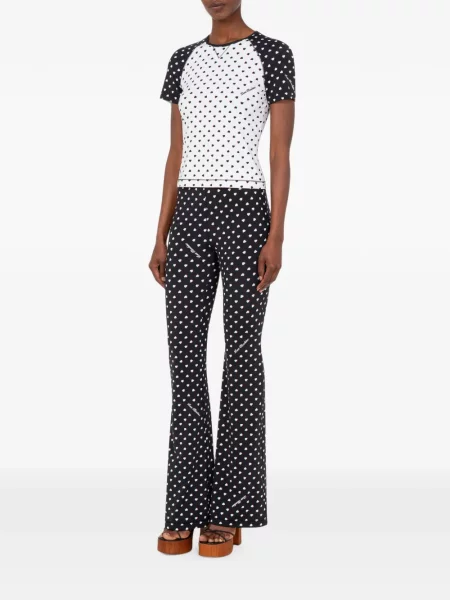 Tricou Love Moschino din jerseu alb