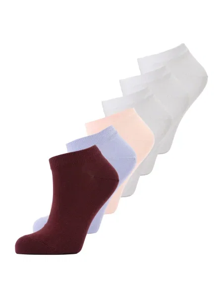 HUGO Nogavice svetlo modra / puder / črna bela