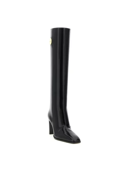 Botki Saint Laurent skórzane czarne