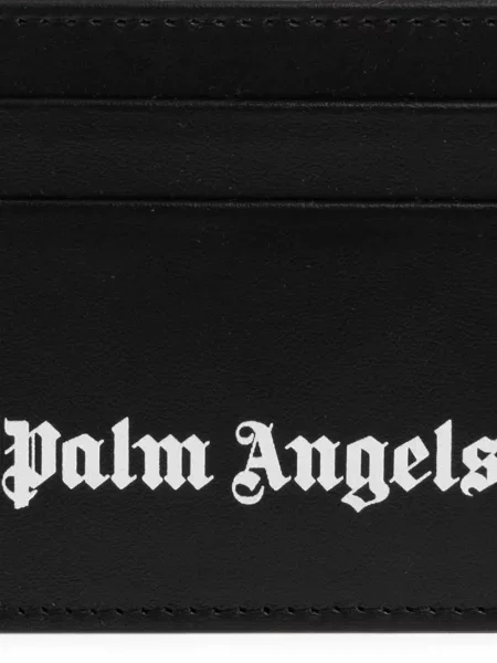 Portofel Palm Angels cu imagine negru