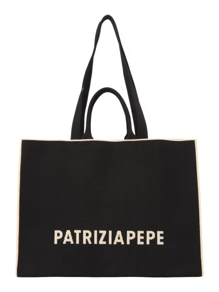 Geantă de mână Patrizia Pepe negru