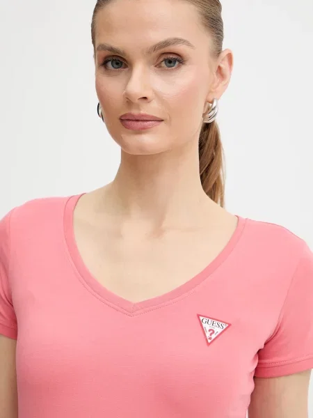 Футболка Guess розовая
