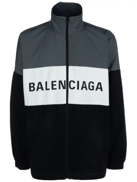 Geacă Balenciaga cu imagine negru