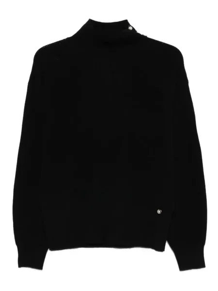 Sweter Liu Jo z perełkami czarny