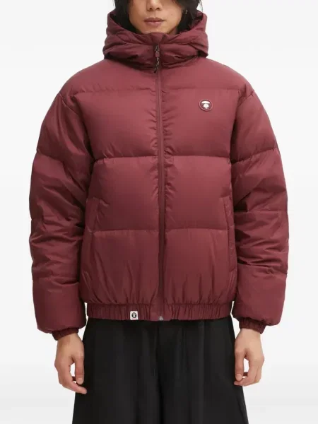 Geacă Aape By A Bathing Ape cu glugă roșu