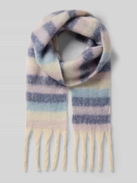 Szal z wystrzępieniami model ‘ALARA’ Ichi niebieska