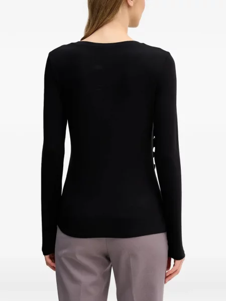 Lung tricou Sisley negru