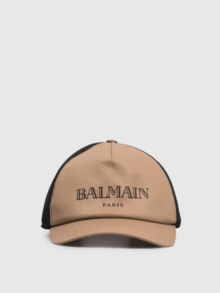 Детская кепка Balmain коричневая