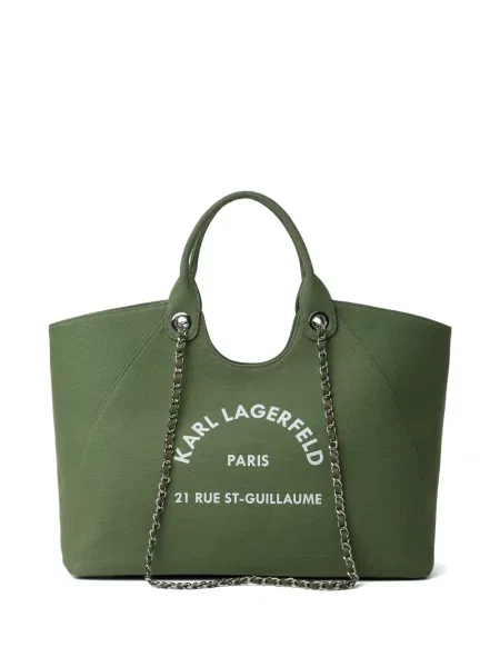 Colier Karl Lagerfeld verde