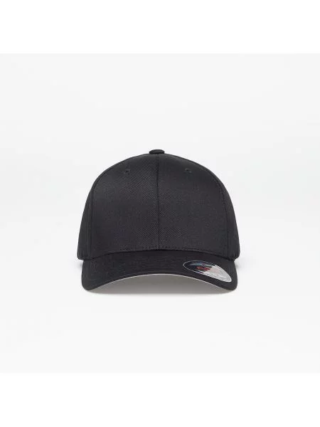Καπέλα Urban Classics Flexfit Wooly Combed Black S-M μαύρο
