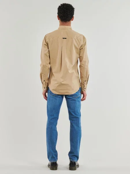 Cămașă din denim Calvin Klein Jeans bej